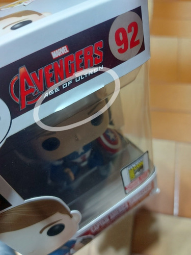 Funko Capitan América (unmasked) 92 San Diego Comic Con 2015