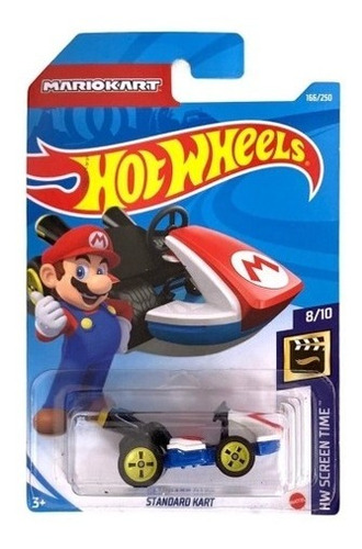 Hot Wheels Mario Bros Standard Kart Escala 1/64 Hw 