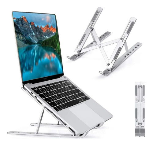 Soporte Mesa Aluminio Portátil Para Mac Notebook Cuaderno 