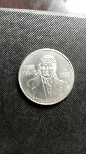Moneda De Colección De Cien Pesos Morelos1978 (Usado)