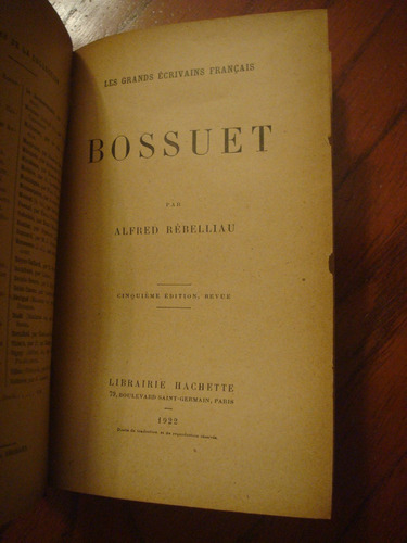 Bossuet - Alfred Rebelliau