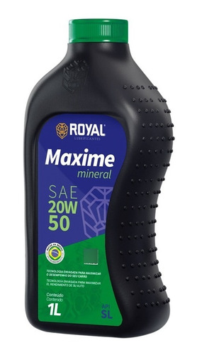 Óleo De Motor Royal 20w50 Maxime Mineral 1l