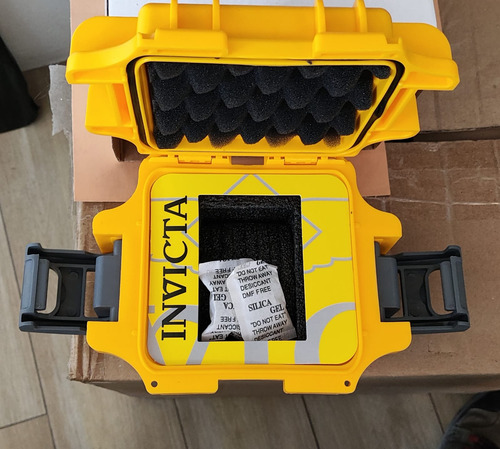 Invicta - Mini Maletín Portareloj Dc1yel Para 1 Reloj