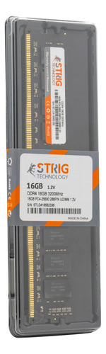 Memoria Ram Strig Ddr4 16gb 3200mhz Dim Pc Desktop 1año Gtia