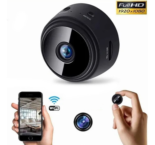 Mini Cámara Escondida Espía Wifi Infravermelho Ip 1080p