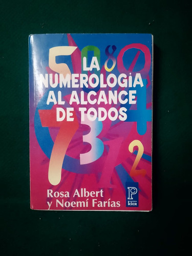 Libro De La Numerologia Al Alcance De Todos Albert Y Farías