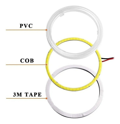 Aro Led Ojo Angel Anillo Super Brillante Eye Decorativo 60mm