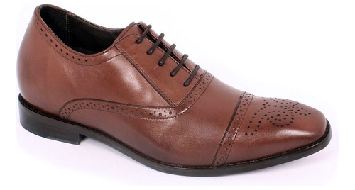 Zapato Formal British Café Max Denegri +7cms De Altura