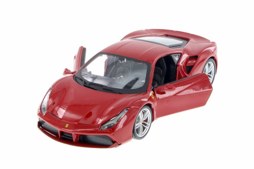 Carro A Escala Modelo: Ferrari 488 Gtb Rojo Bburago 26013r