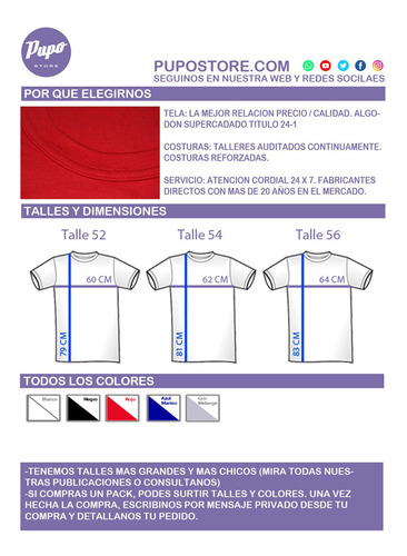 Imagen 2 de 3 de Pack X3 Remeras Lisa Talles Super Especiales - 100% Algodón