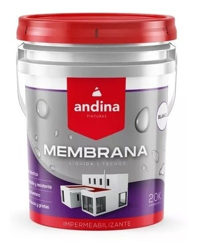 Membrana Liquida Techos Andina Poliuretanica 20 Kilos 