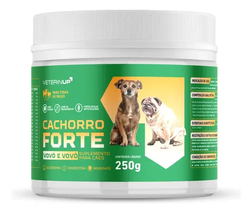 Cachorro Forte Vovô e Vovó 250g – Suplemento para Cães Idosos com...