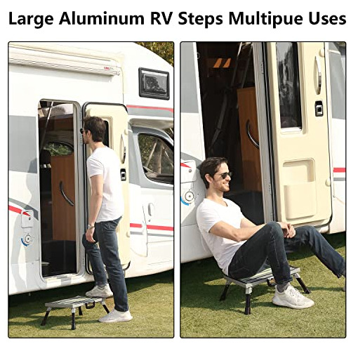19 X 14.3 Large Rv Steps, Glow In The Dark Tapes Safe...