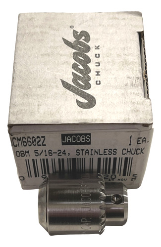 Jacobs 5/16-24 Plain Bearing Stainless Steel Drill Chuck Ssf