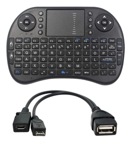 Mini Teclado Ratón Inalámbrico 2.4ghz Otg Para Firestick Y