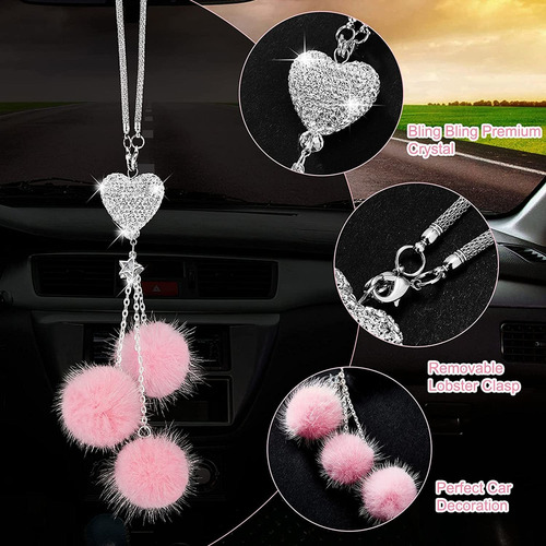 Accesorios Para Espejo Retrovisor Coche Bling Colgante Coche