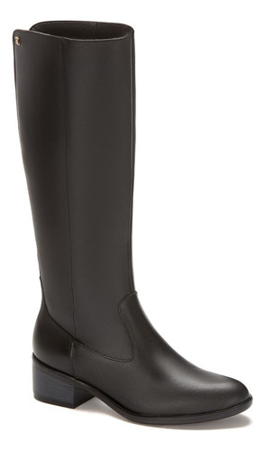 Botas Moda Fiesta Pr64112v Tacon Normal Liso Dama Negro