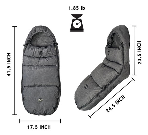 Saco Para Cochecito Manta Para Cochecito Con Capucha Para Ni