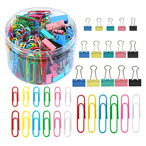 Clips De Papel Y Pinzas Carpeta, 320pcs Clips De Papel ...