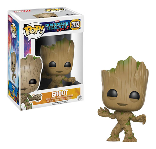 Groot Bobble-head Funko Pop! #202 Guardians Of The Galaxy 2