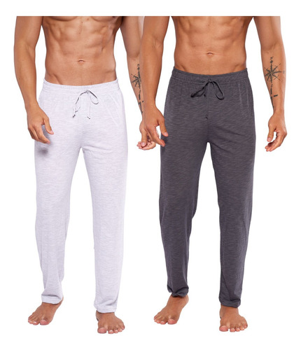 Pijama Hombre, Paq 2 Pantalones Con Bolsa Para Dormir Alfani