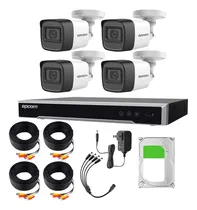 Comprar Epcom Kit De Camaras De Seguridad Exterior Metalicas Con Micrófono Integrado + Disco Duro 1tb Modelo B50kit-plus+1tb Video Vigilancia Turbohd 1080p Cctv 4 Cámaras Bala