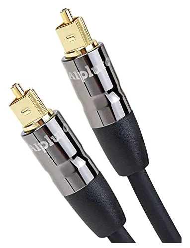 Cable De Audio Óptico Alpluto (20 Pies) De Fibra Óptica Digi