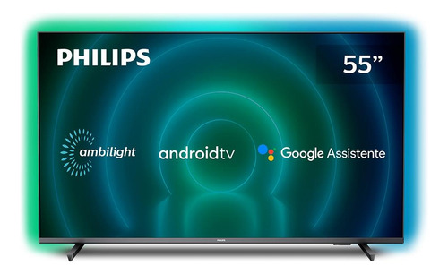 Smart Tv Philips 55 Ambilight 4k Blueth. Wi-fi 55pug7906/78