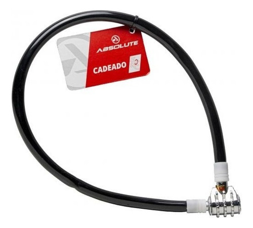 Cadeado Para Bicicleta Absolute 60cm X 6mm Segredo