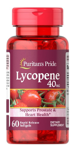 Puritan's Pride | Lycopene | 40mg | 60 Rapid Release Softgel