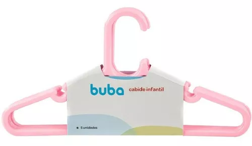 Kit 40 Unidades Cabides Infantis Reforçado Roupa Infantil Bebê Cor