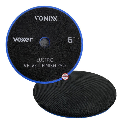 Boina Para Polimento Veludo Voxer Preta Lustro 6 Vonixx