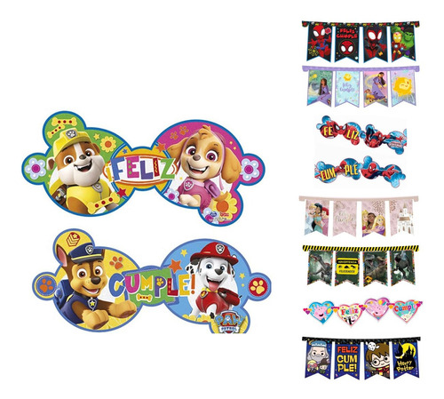 Banderin Feliz Cumple Wish Deseo Asha Deco Disney Original