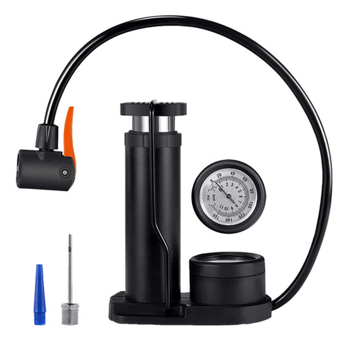 Mini Inflador A Pedal Gadnic + 2 Boquillas Intercambiables