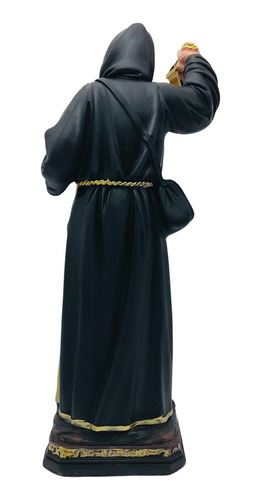 Imagem De São Longuinho Grande Resina 30 Cm Cor Preto