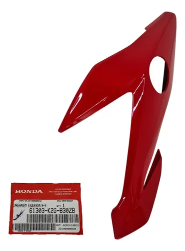 Bananinha Farol Original Cg160 Titan 2022 2023 Nova Vermelha