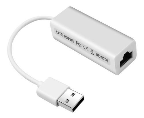 Adaptador Tarjeta De Red Lan Rj45 Fast Ethernet Usb 2.0