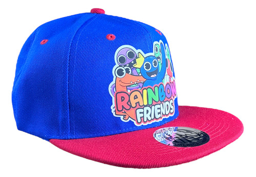 Gorro Jockey Snapback Rainbow Friends