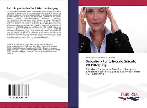 Libro: Suicidio Y Tentativa Suicido Paraguay: Suicidio