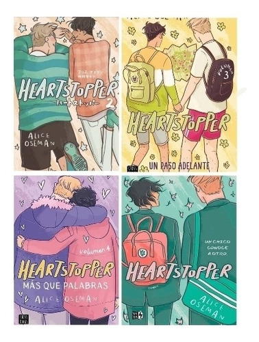 Heartstopper  Colección  4 Libros. - Alice Oseman.  Nuevo 