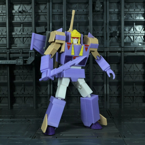 Transformers - Blitzwing G1 - Articulado - 3d.proyectando