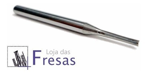 Fresa Topo 2 Cortes Retos 1,5 Mm X 7 Mm - Cnc Tupia Mdf Xps