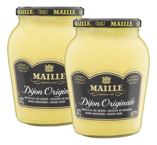 Kit 2 Mostarda Maille Dijon Originale - 865g