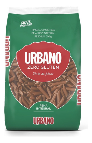 Macarrão de Arroz Integral Pena Urbano 500g