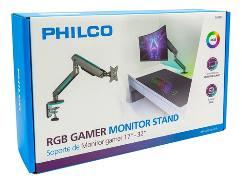 Soporte Monitor Gamer Para Mesa 17 A 32 Philco