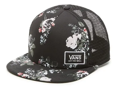 Gorra Vans Mujer Negro Beach Bound Trucker Hat Vn0a31siea1 Meses