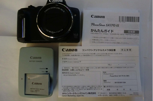 Canon Powershot Sx170 Is 3 Lcd 16 Mp Camara Compacta