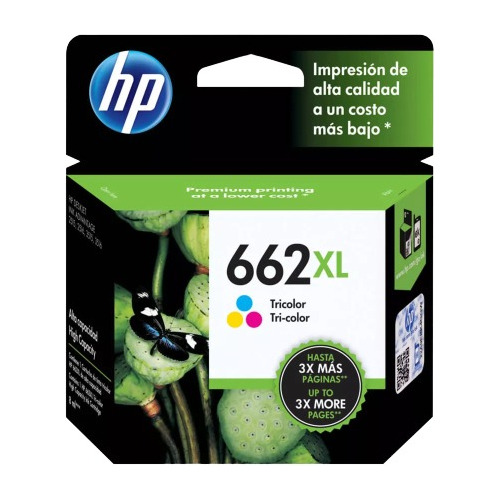 Tinta De Alta Calidad Hp 662 Xl Tricolor