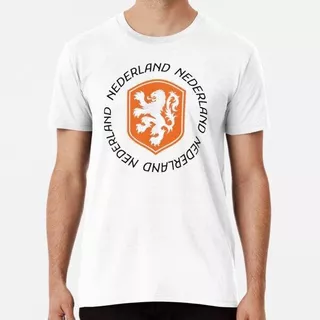 Remera Nederland Oranje - Holanda - Holanda Algodon Premium