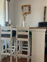 Comprar Desayunador Blanco. 4 Banquetas